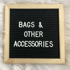 Bags and other accessories